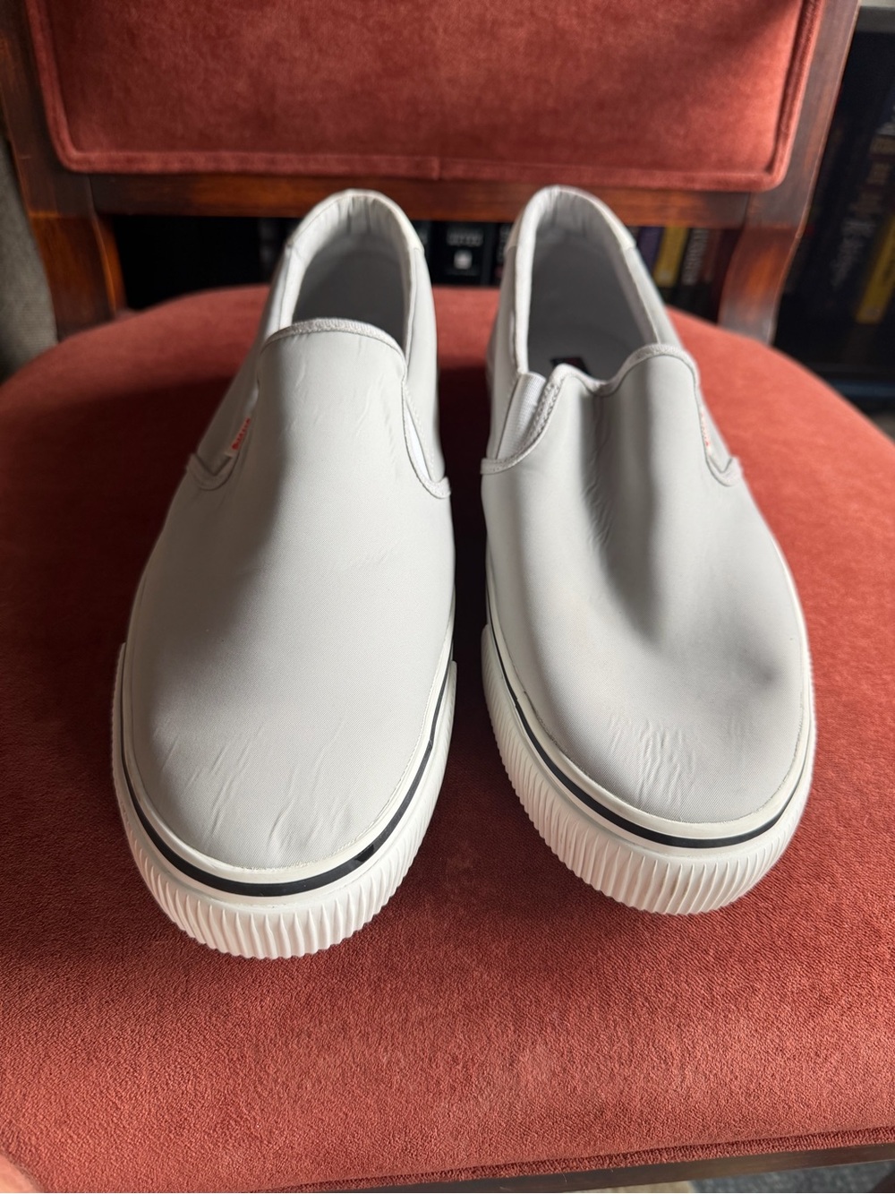 Swims White Slip-On Boat Shoes